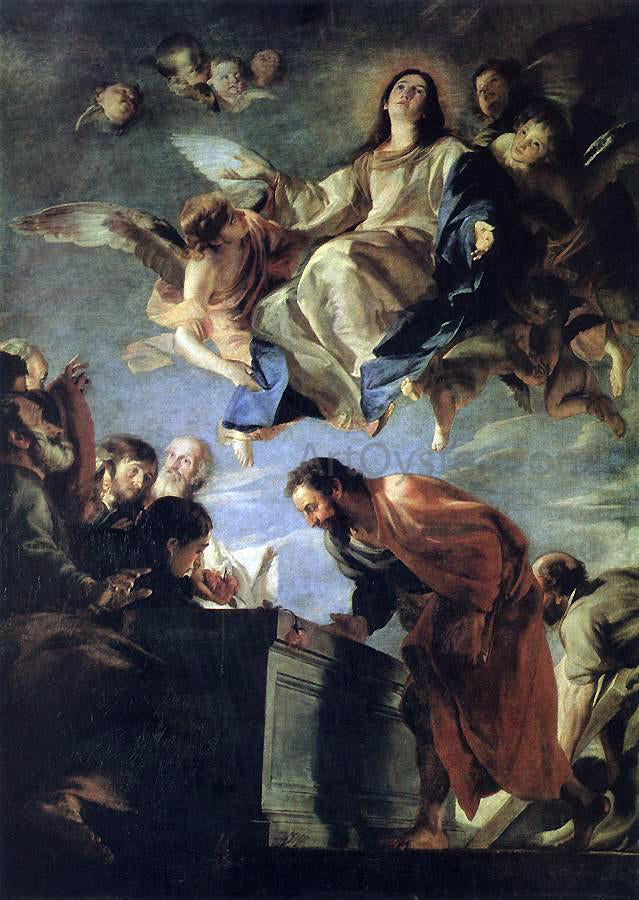 The Younger Mateo Cerezo The Assumption of the Virgin - Hand Painted Oil Painting