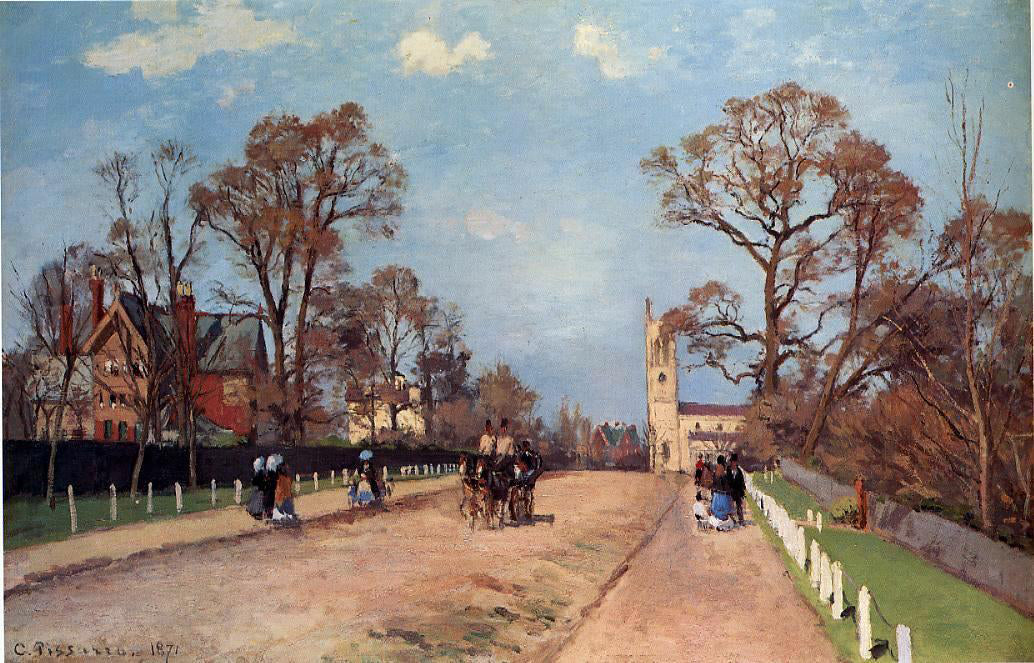 Camille Pissarro The Avenue, Sydenham - Hand Painted Oil Painting