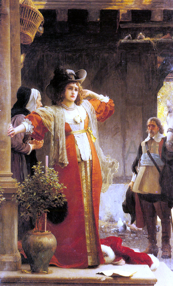 Marcus Stone The Awakening - Hand Painted Oil Painting