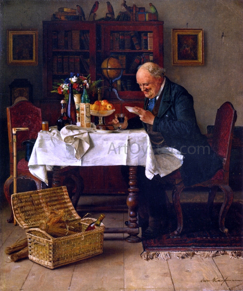  Isidor Kaufmann The Bachelor's Birthday - Hand Painted Oil Painting