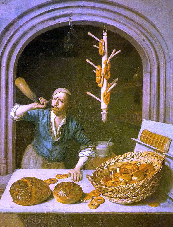Job Adriaensz Berckheyde The Baker - Hand Painted Oil Painting