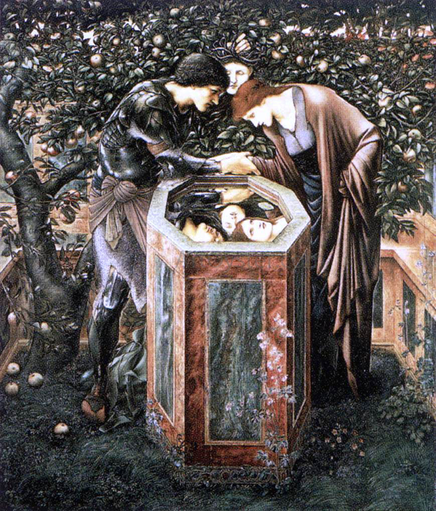 Sir Edward Burne-Jones The Baleful Head - Hand Painted Oil Painting