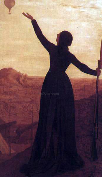 Pierre Puvis De Chavannes The Balloon - Hand Painted Oil Painting