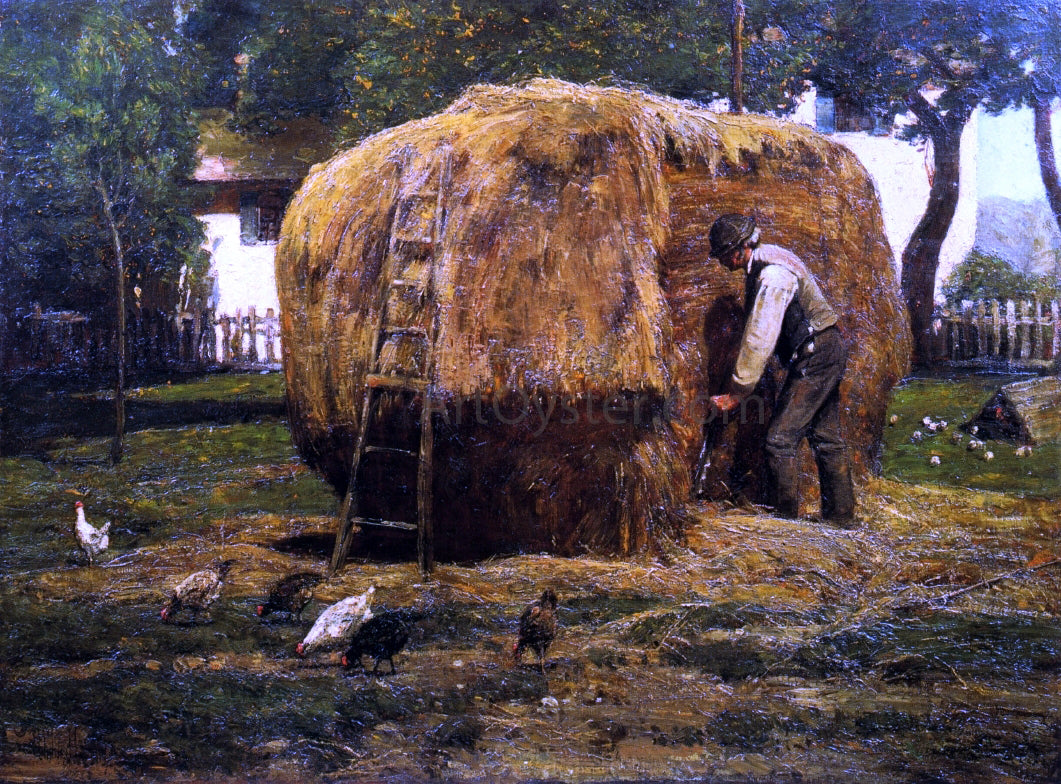  Frederick Childe Hassam The Barnyard - Hand Painted Oil Painting
