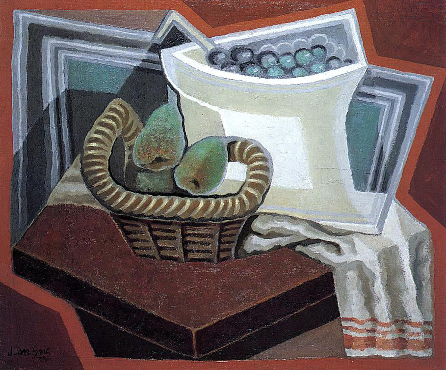 Juan Gris The Basket of Pears - Hand Painted Oil Painting
