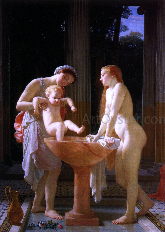 Marc-Charles-Gabriel Gleyre The Bath - Hand Painted Oil Painting