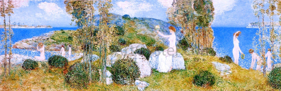 Frederick Childe Hassam The Bathers - Hand Painted Oil Painting