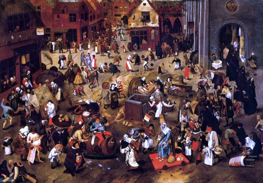 The Younger Pieter Bruegel The Battle Between Lent and Carnival - Hand Painted Oil Painting