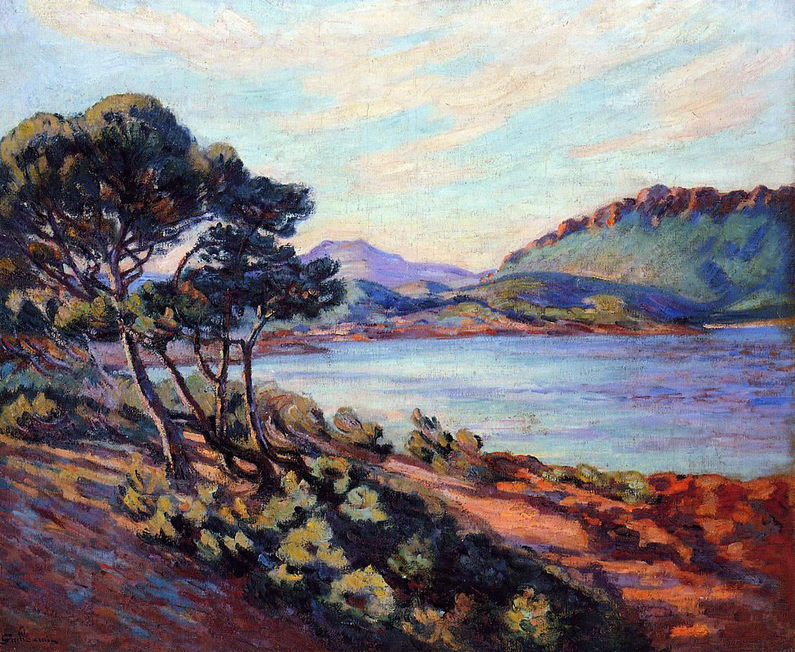 Armand Guillaumin The Bay at Agay - Hand Painted Oil Painting
