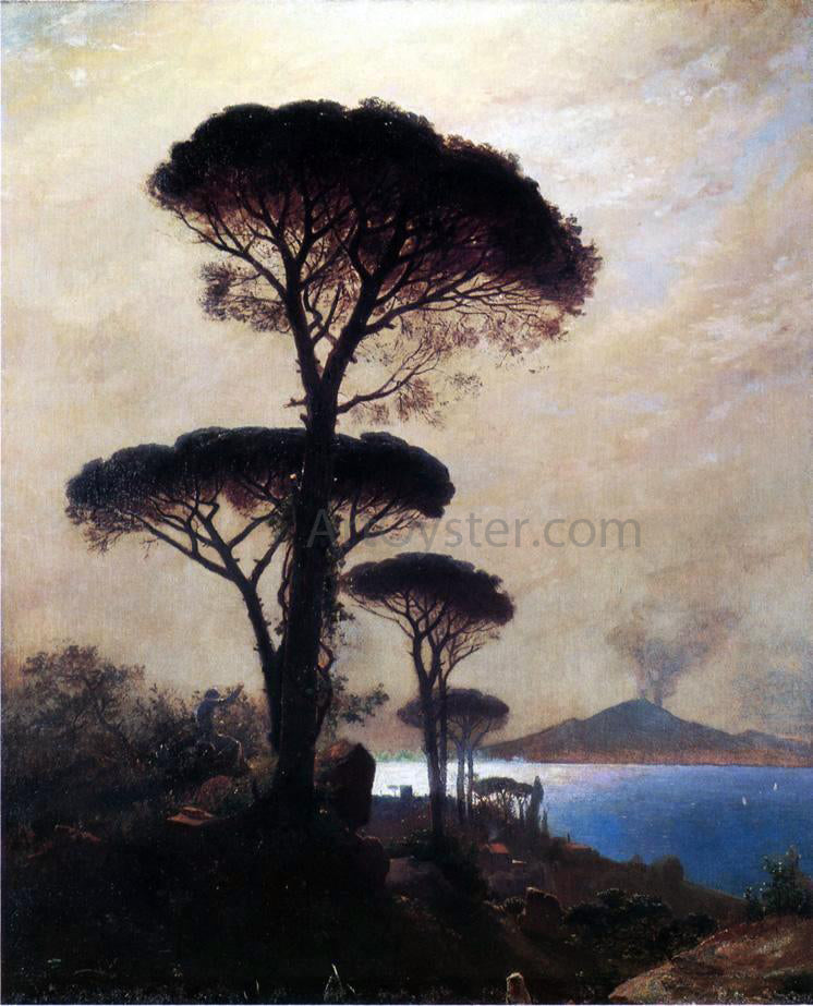  William Stanley Haseltine The Bay of Naples - Hand Painted Oil Painting