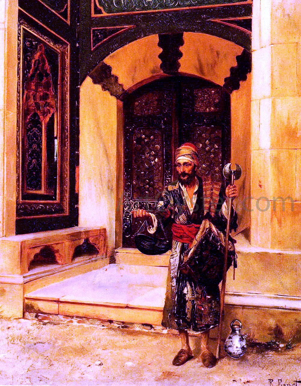 Rudolph Ernst The Beggar - Hand Painted Oil Painting