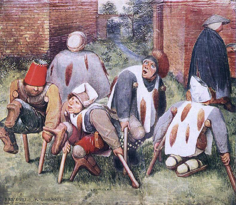 The Elder Pieter Bruegel The Beggars - Hand Painted Oil Painting