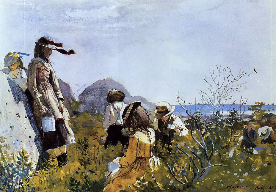 Winslow Homer The Berry Pickers - Hand Painted Oil Painting