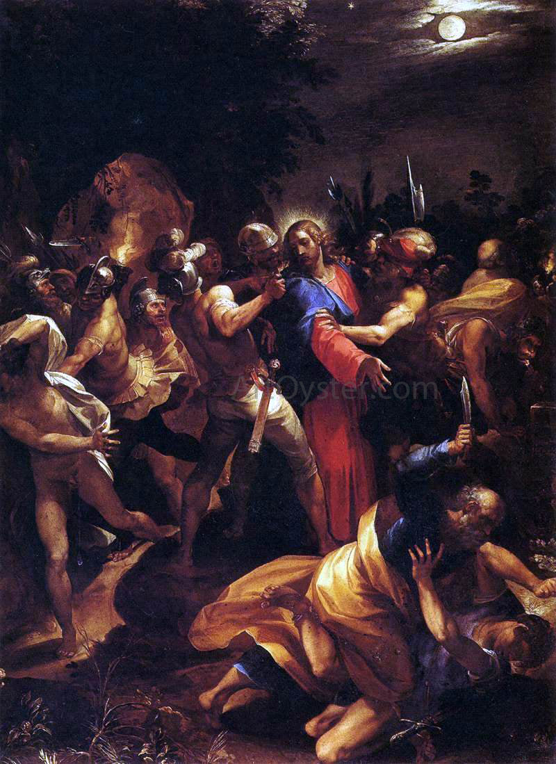 Giuseppe Cesari The Betrayal of Christ - Hand Painted Oil Painting