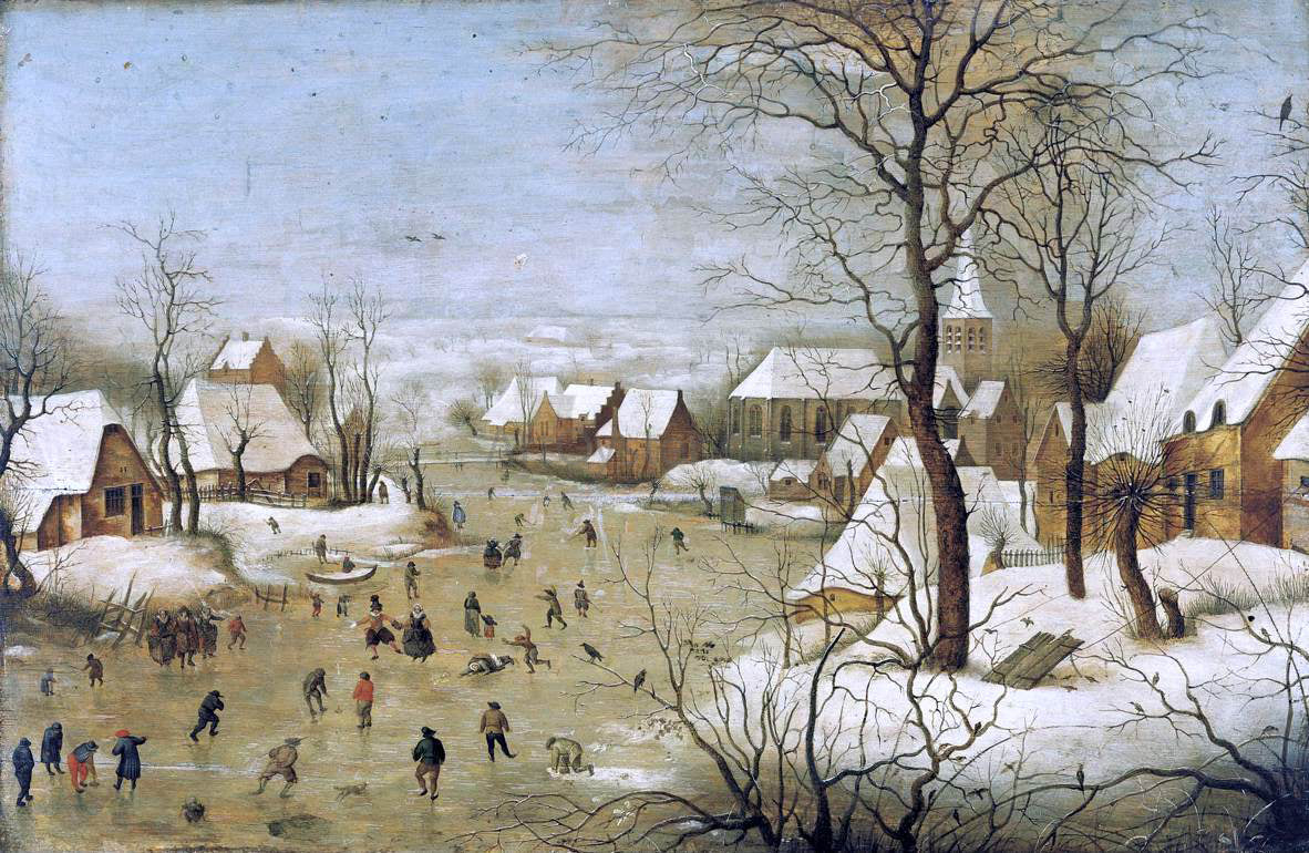 The Younger Pieter Brueghel The Bird Trap - Hand Painted Oil Painting