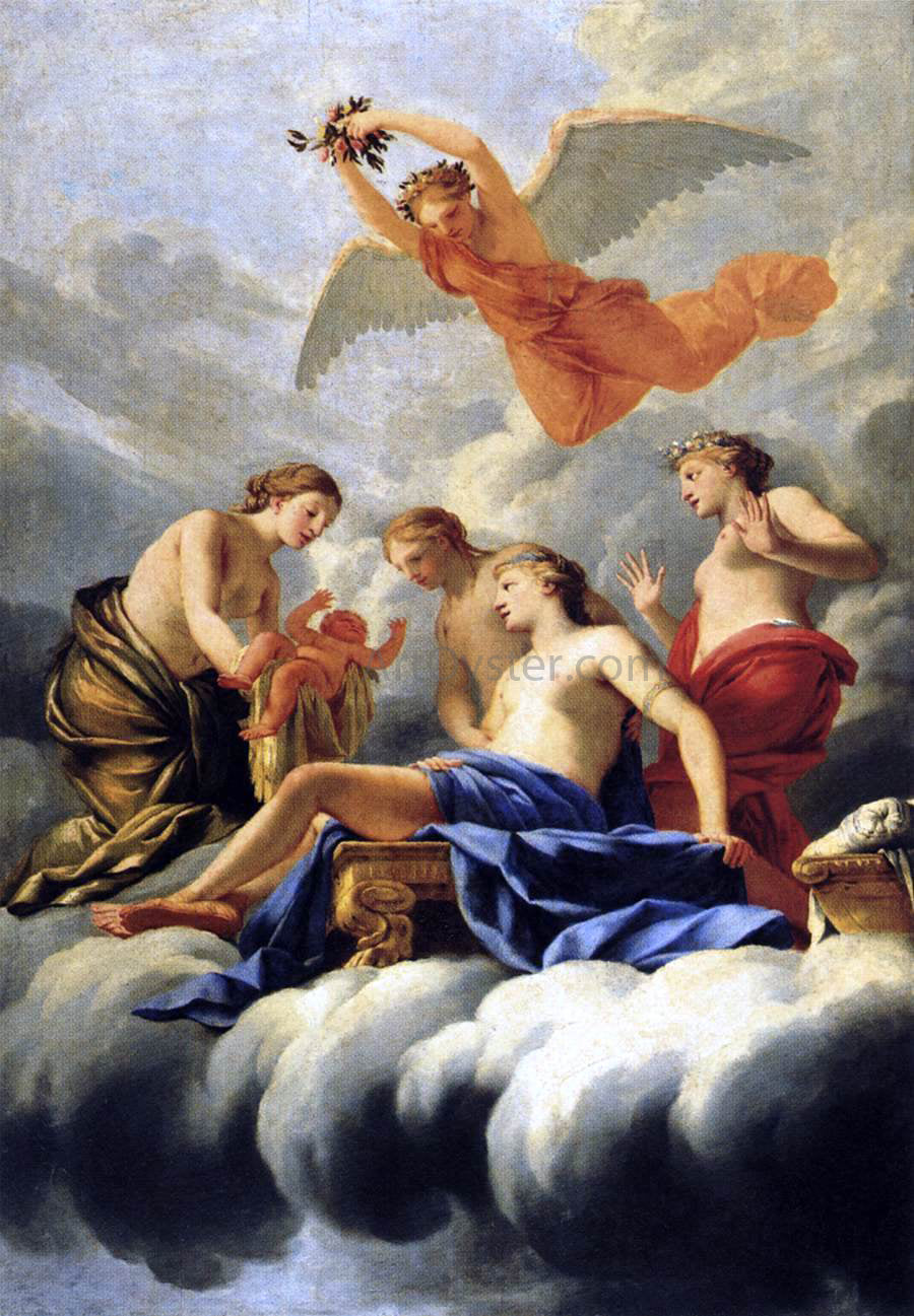 Eustache Le Sueur The Birth of Cupid - Hand Painted Oil Painting