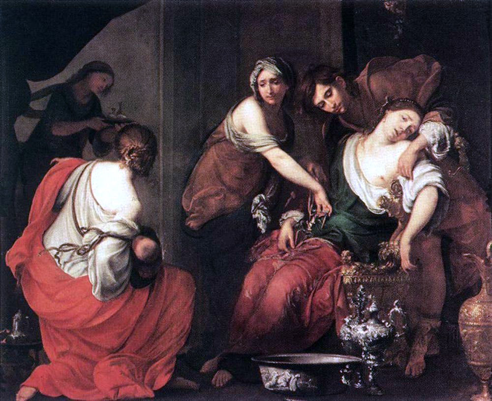 Francesco Furini The Birth of Rachel - Hand Painted Oil Painting