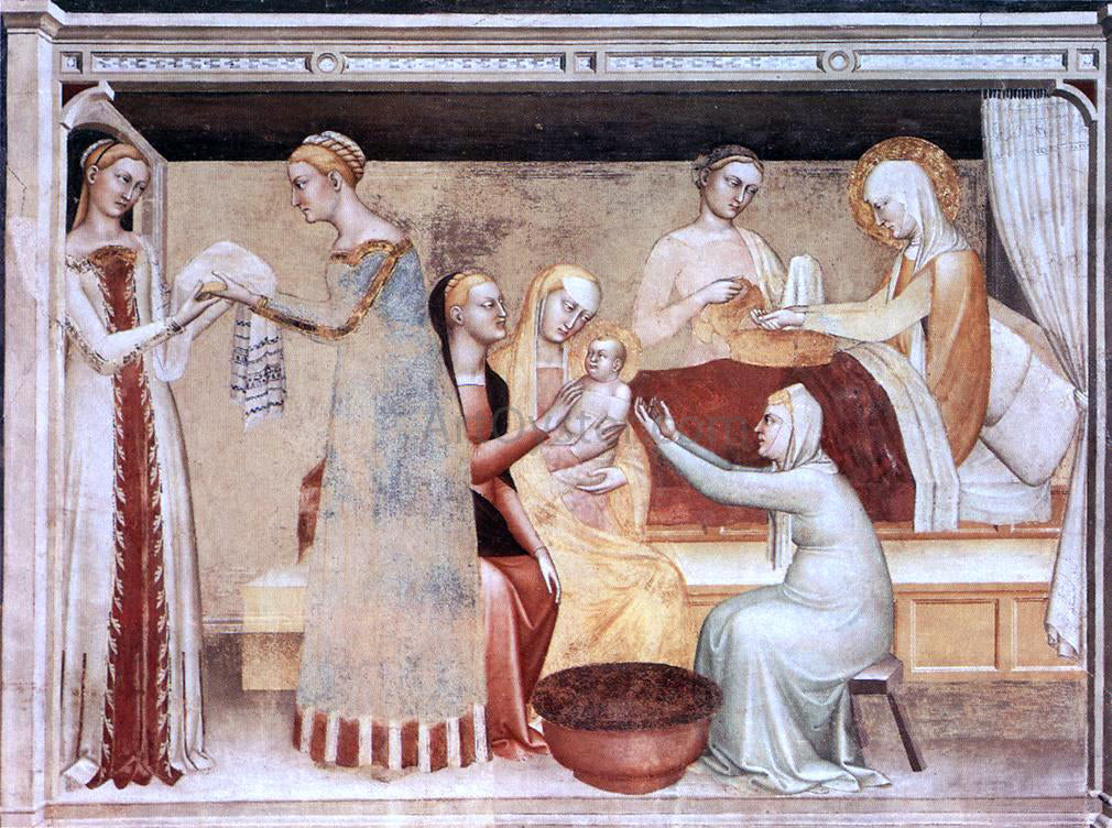 Giovanni Da Milano The Birth of the Virgin - Hand Painted Oil Painting