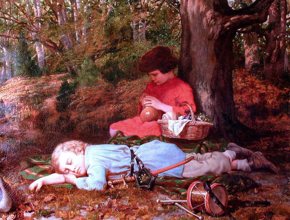 Charles Lucy The Bivouac - Hand Painted Oil Painting