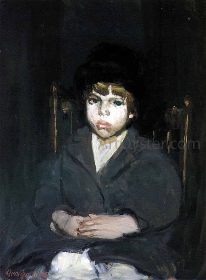  George Luks The Black Hat - Hand Painted Oil Painting