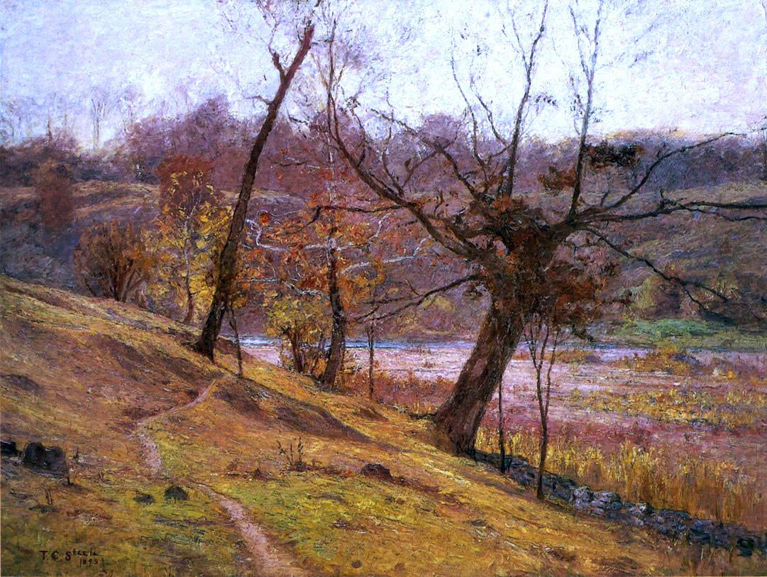 Theodore Clement Steele The Bloom of the Grape - Hand Painted Oil Painting