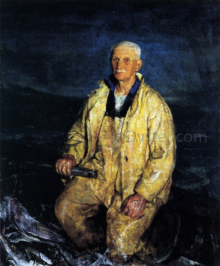 Charles Webster Hawthorne The Boat Steerer - Hand Painted Oil Painting