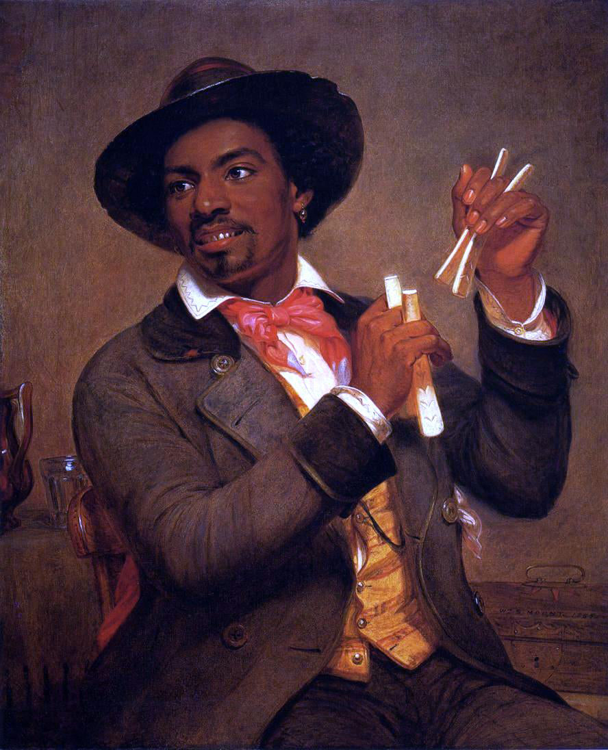 William Sidney Mount The Bone Player - Hand Painted Oil Painting