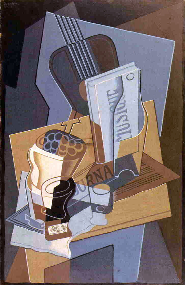 Juan Gris The Book of Music - Hand Painted Oil Painting