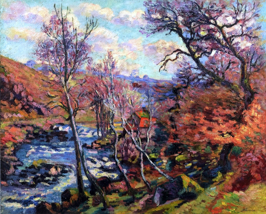 Armand Guillaumin The Bouchardon Mill at Crozant - Hand Painted Oil Painting
