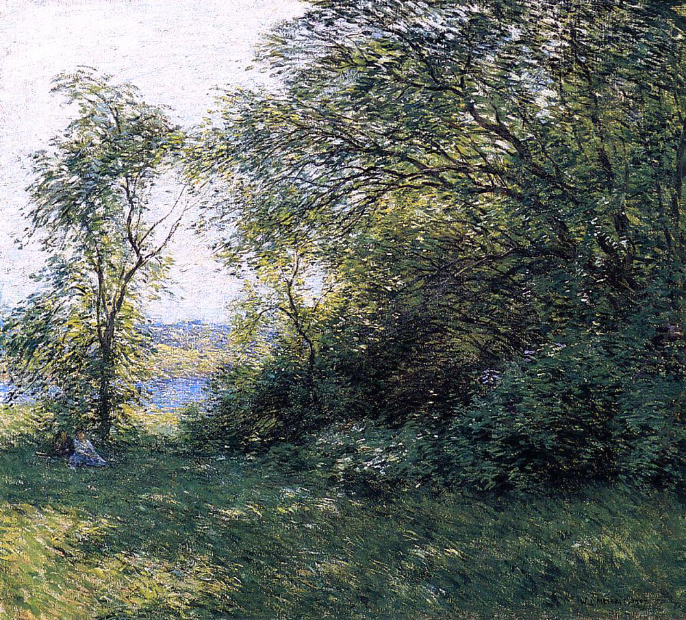 Willard Leroy Metcalf The Bower - Hand Painted Oil Painting
