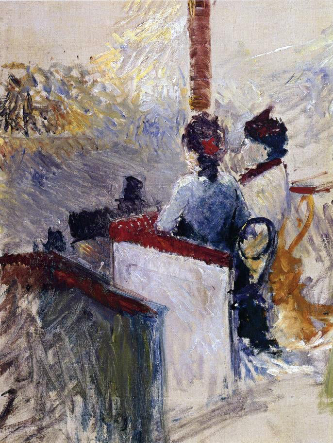 Henri De Toulouse-Lautrec The Box - Hand Painted Oil Painting