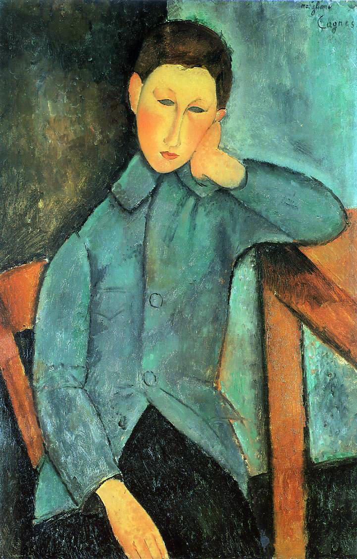 Amedeo Modigliani A Boy - Hand Painted Oil Painting