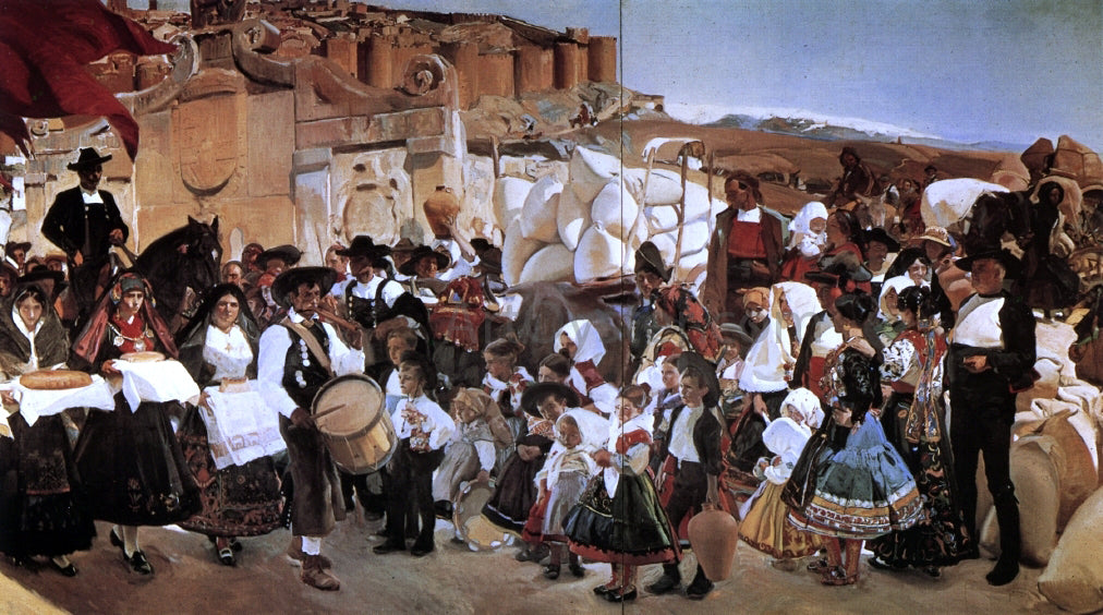 Joaquin Sorolla Y Bastida The Bread Fiesta (Castile) - Hand Painted Oil Painting