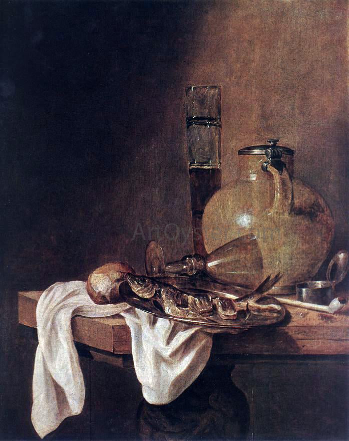 Abraham Van Beyeren The Breakfast - Hand Painted Oil Painting