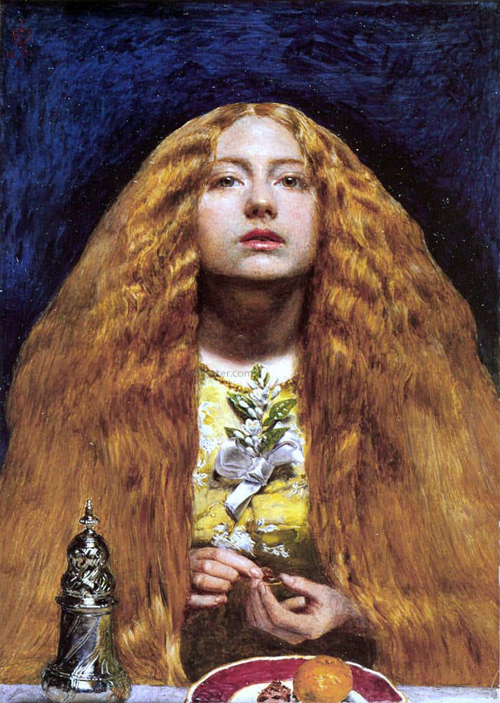Sir Everett Millais The Bridesmaid - Hand Painted Oil Painting