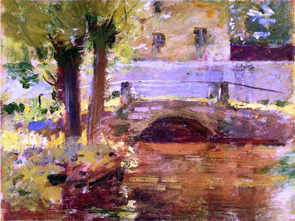 Theodore Robinson The Bridge at Giverny - Hand Painted Oil Painting