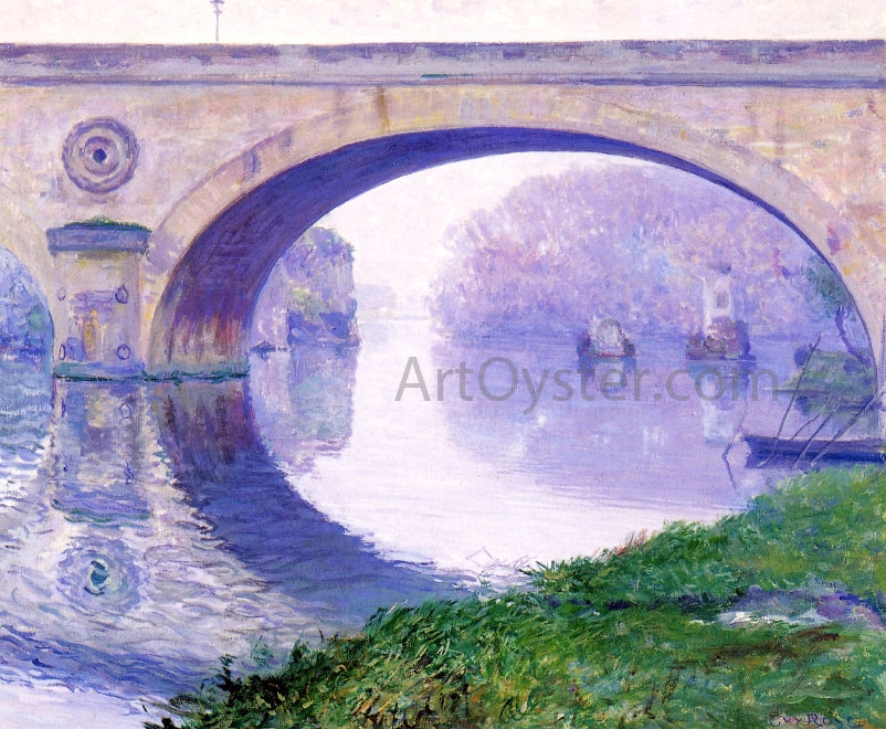 Guy Orlando Rose The Bridge at Vernon - Hand Painted Oil Painting