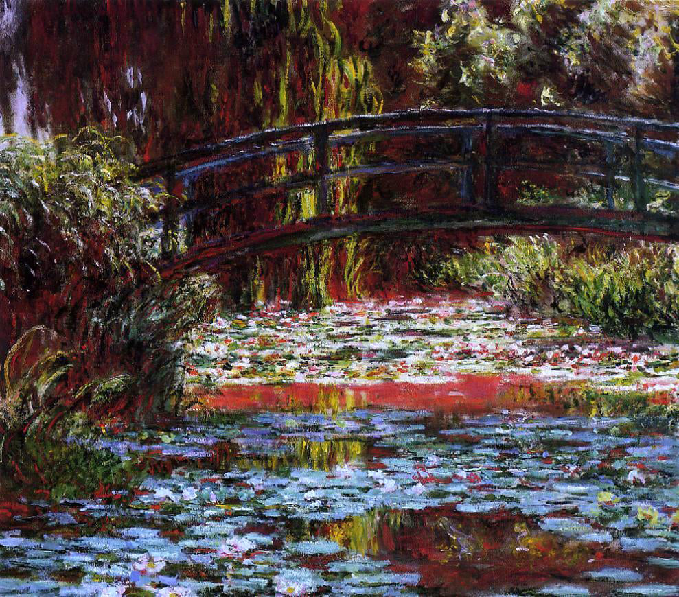 Claude Oscar Monet A Bridge over the Water-Lily Pond - Hand Painted Oil Painting
