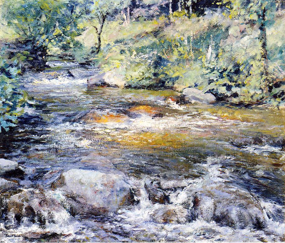 Robert Lewis Reid The Brook - Hand Painted Oil Painting