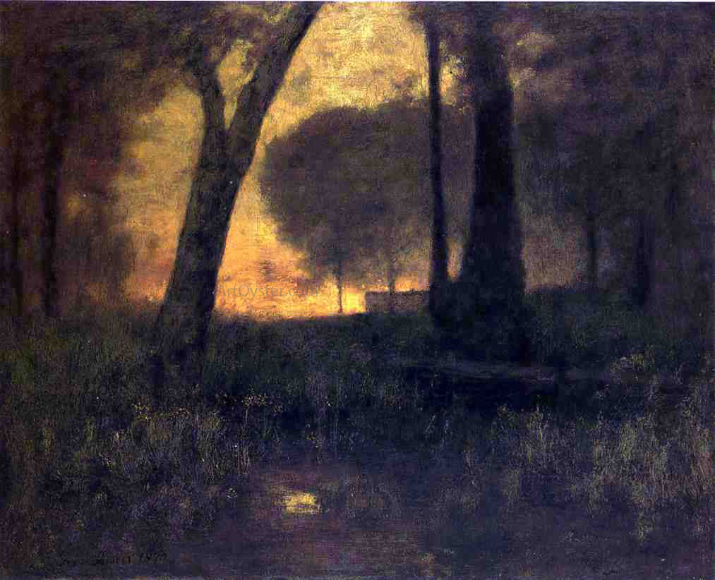 George Inness The Brook - Hand Painted Oil Painting