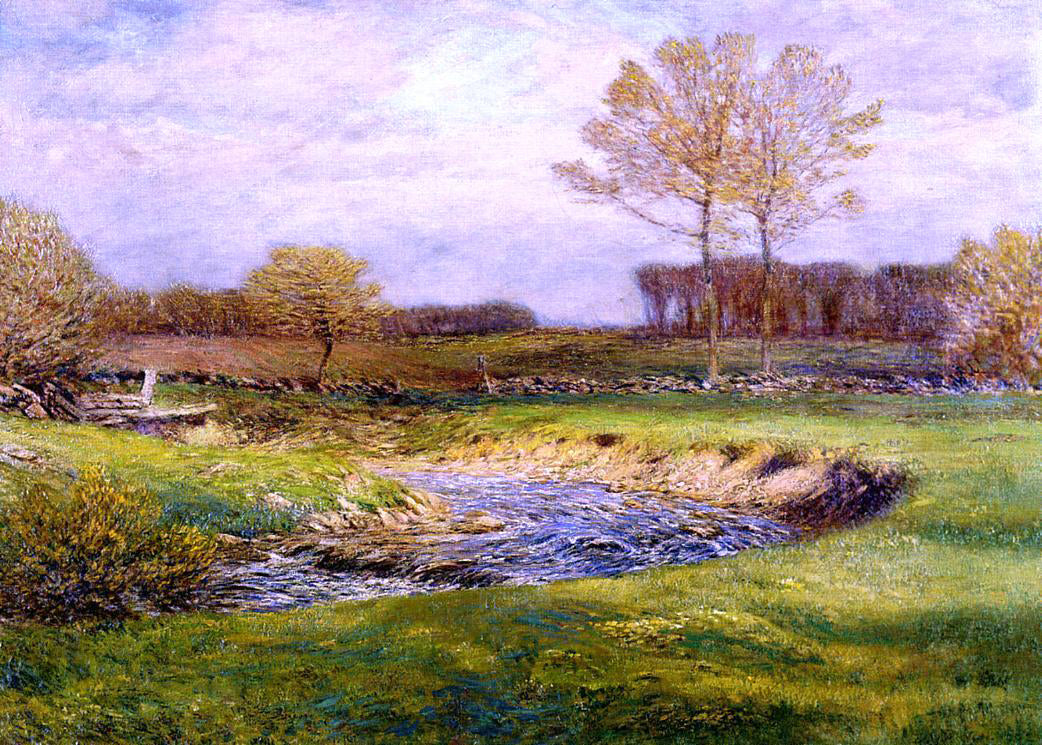 Dwight W Tryon The Brook in May - Hand Painted Oil Painting