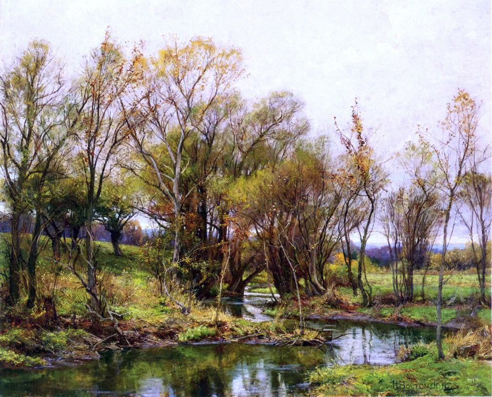 Hugh Bolton Jones The Brook - Morning - Hand Painted Oil Painting