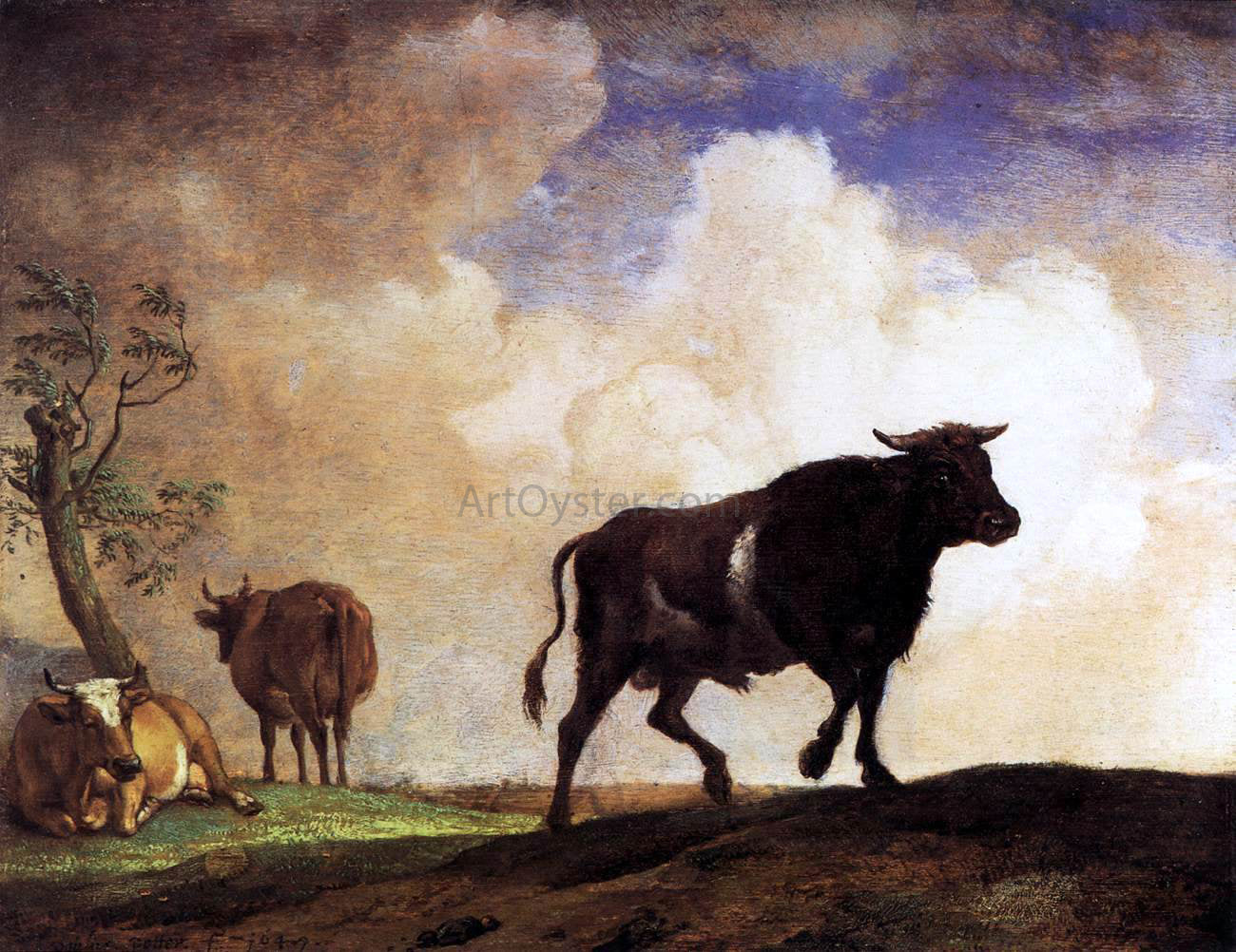  Paulus Potter The Bull - Hand Painted Oil Painting