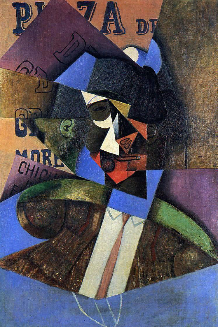 Juan Gris The Bull Fighter - Hand Painted Oil Painting