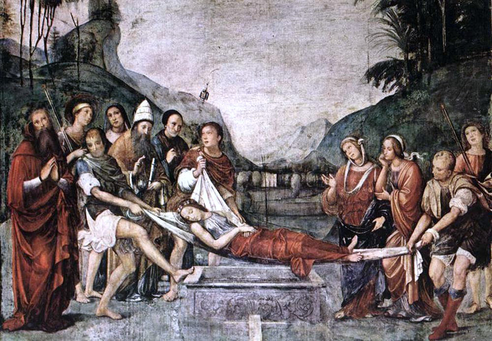 Francesco Francia The Burial of St Cecily - Hand Painted Oil Painting