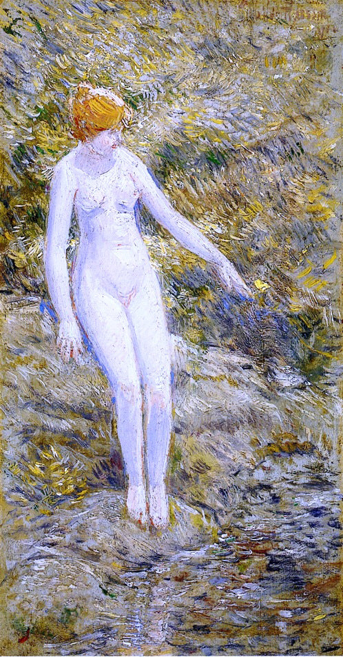 Frederick Childe Hassam The Butterfly - Hand Painted Oil Painting