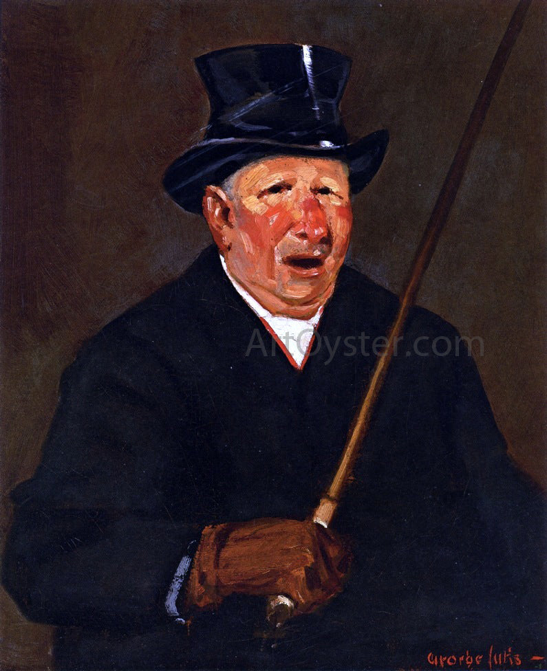 George Luks The Cabby - Hand Painted Oil Painting