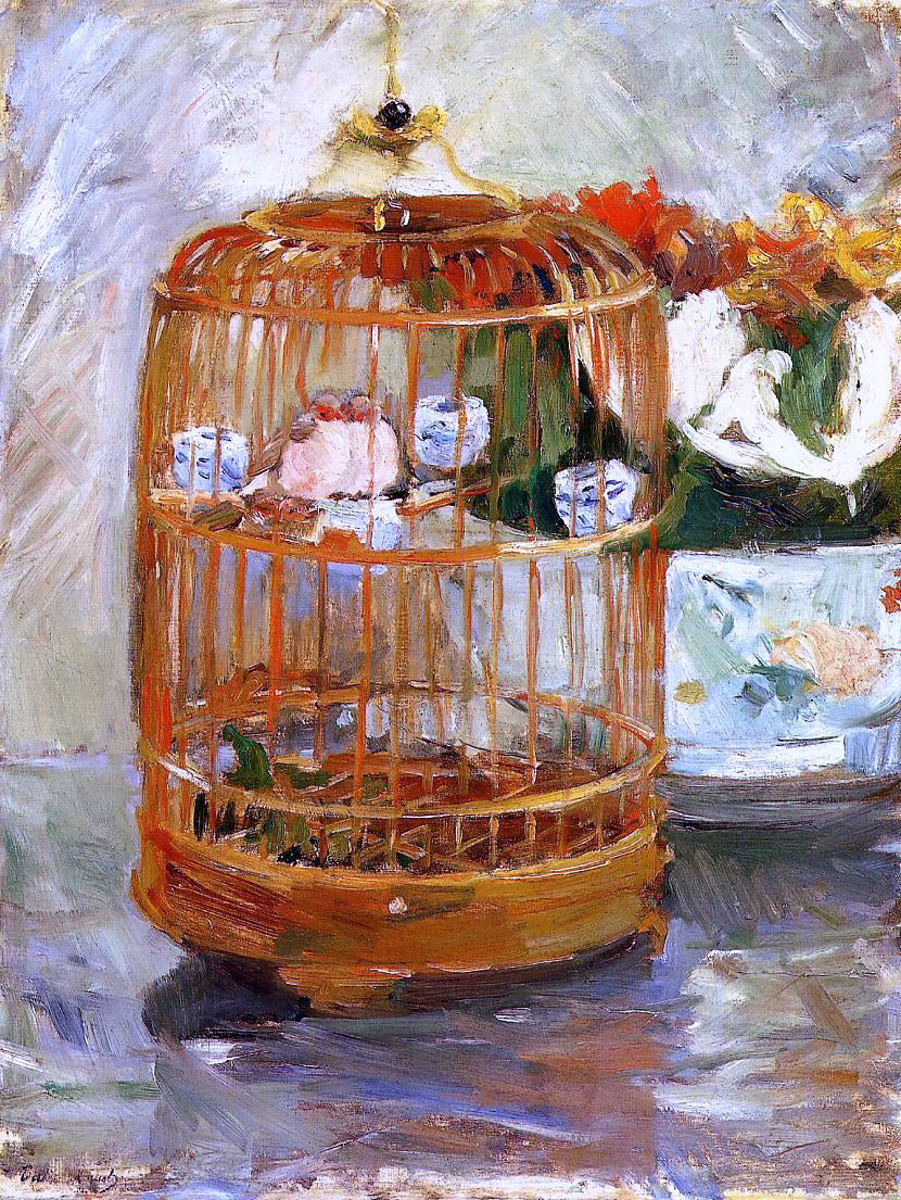 Berthe Morisot The Cage - Hand Painted Oil Painting
