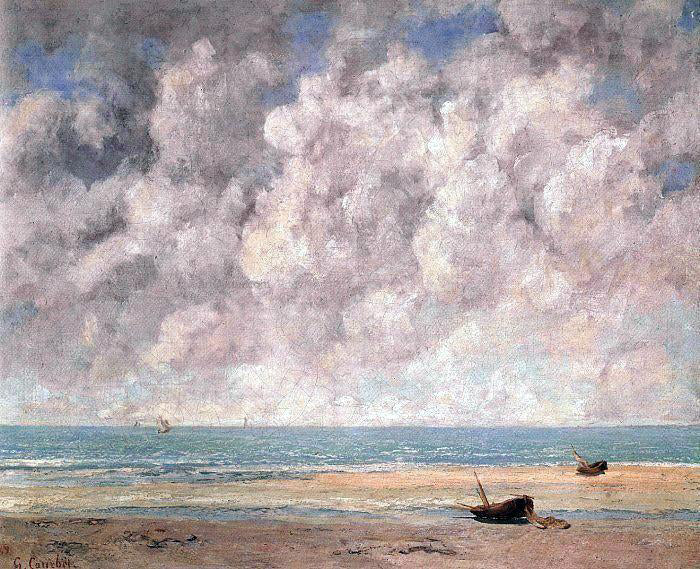 Gustave Courbet The Calm Sea - Hand Painted Oil Painting