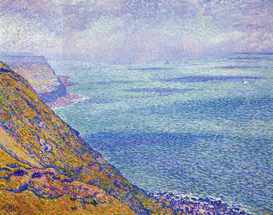 Theo Van Rysselberghe The Cap Gris Nez, Foggy Weather - Hand Painted Oil Painting